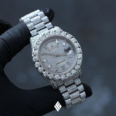 white gold bust down rolex|bust down rolex price list.